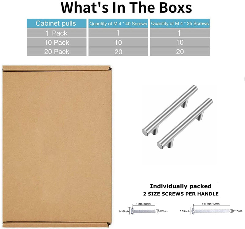 2.75"(70mm) Center to Center Custom Door Hardware and Handles (4-7/8" Length,2.75" Custom Hole Center)