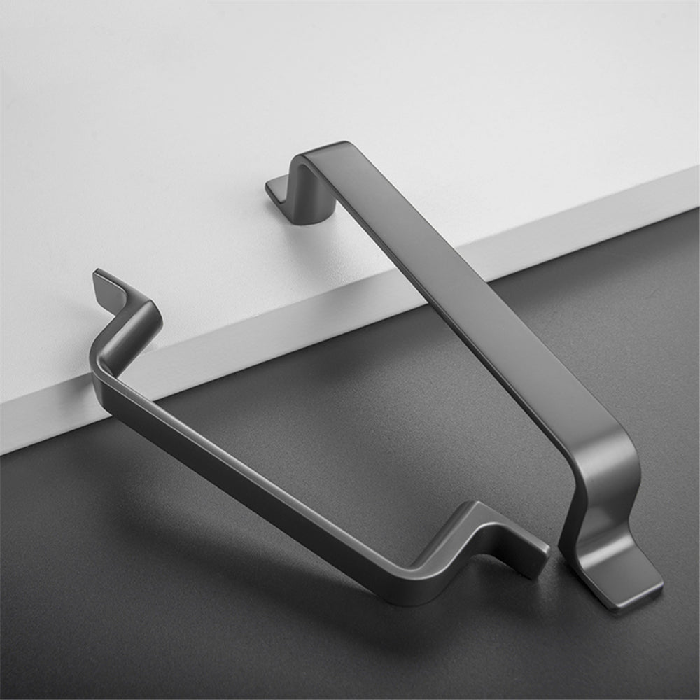 10 Pack 3.75 Inch(96mm) Hole Center Cabinet Handles，Zinc Alloy Kitchen Drawer Pulls for Kitchen Bathroom (Space Grey)