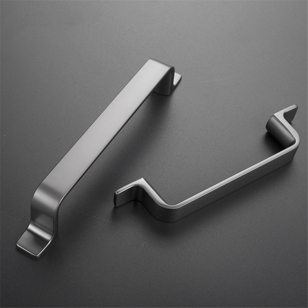 10 Pack 3.75 Inch(96mm) Hole Center Cabinet Handles，Zinc Alloy Kitchen Drawer Pulls for Kitchen Bathroom (Space Grey)