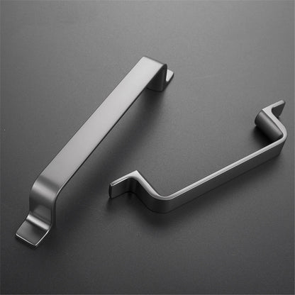 10 Pack 3.75 Inch(96mm) Hole Center Cabinet Handles，Zinc Alloy Kitchen Drawer Pulls for Kitchen Bathroom (Space Grey)