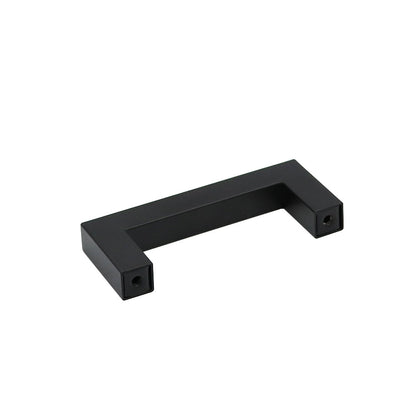 10 Pack 3 Inch(Center to Center) Matte Black Cabinet Pulls Stainless Steel Drawer Pulls