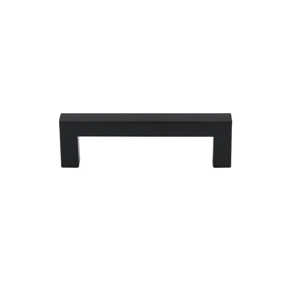 10 Pack 4.5 Inch(115mm) Hole Centers Modern Kitchen Cabinet Pulls Black Drawer Handles
