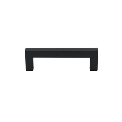 10 Pack 4.5 Inch(115mm) Hole Centers Modern Kitchen Cabinet Pulls Black Drawer Handles