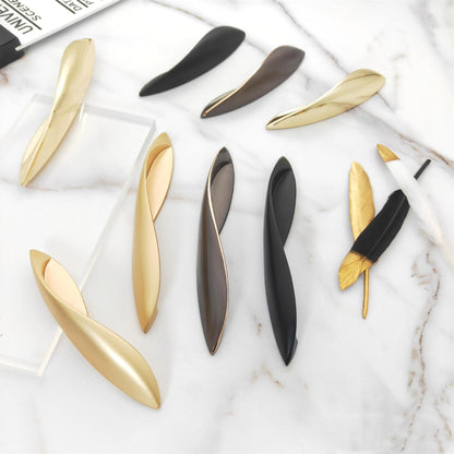 Modern Style Zinc Alloy Drawer Handles，Kitchen Cabinet Cupboard Door Pulls Furniture Hardware For Kitchen Bedroom Office Furniture