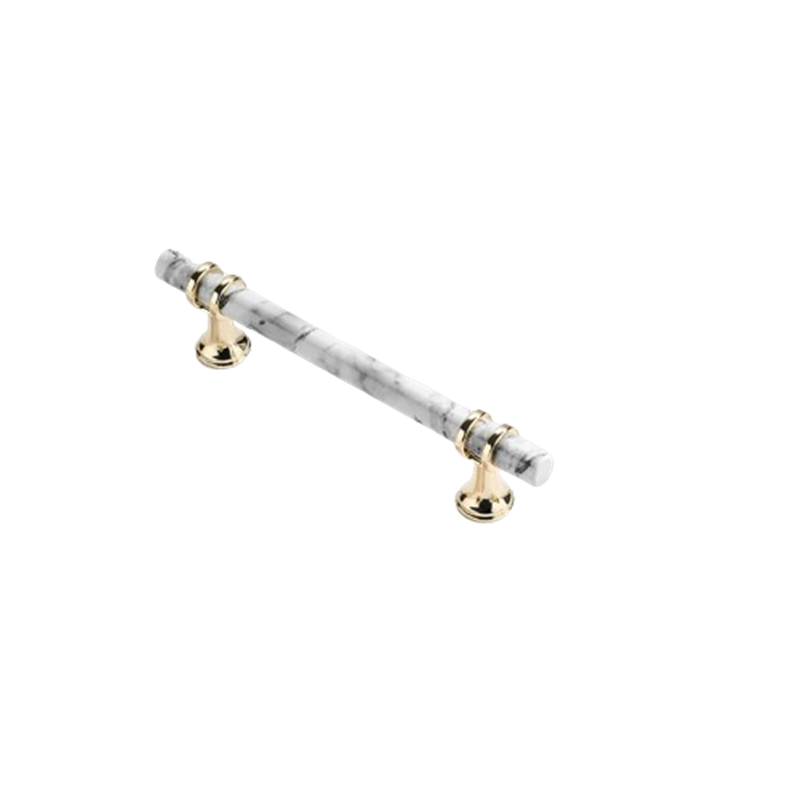 5 Inch(C-C) Marble Finish Solid Drawer Pulls，Knobs & Handles