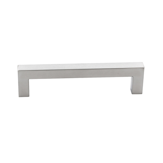 4.25 Inch(Center To Center) Brushed Nickel Square Cabinet Pulls (4.25"，Customized Size)