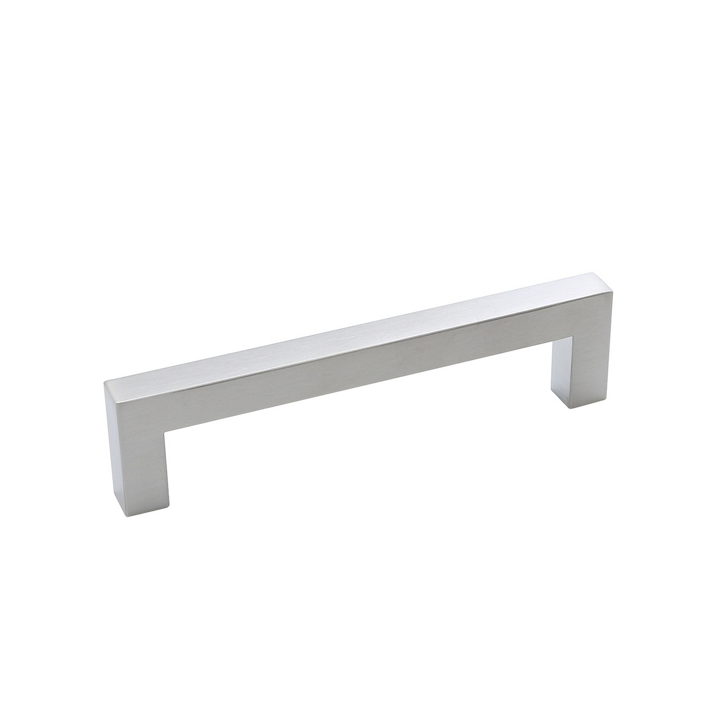 4.25 Inch(Center To Center) Brushed Nickel Square Cabinet Pulls (4.25"，Customized Size)