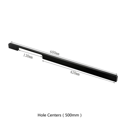 3.75"(Center To Center) Modern Cabinet Door Handles Aluminum Alloy Pulls (96mm，Black)