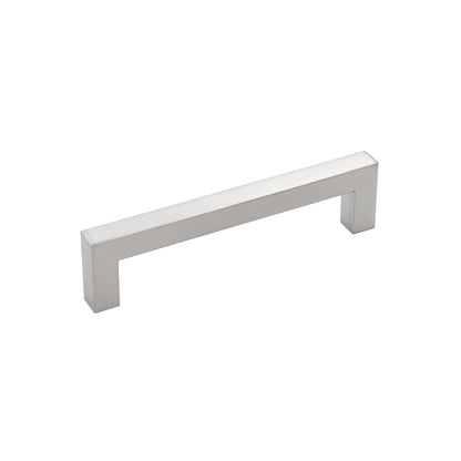 4-1/2 inch(115mm) Hole Center Cabinet Pulls Square Cabinet Handles for Kitchen Stainless Steel Brushed Nickel Drawer Pulls (5" Length）