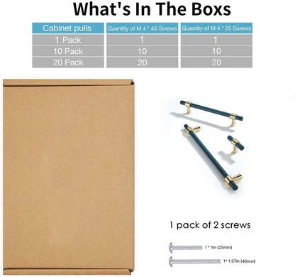 Turquoise Solid Drawer Pulls，Knobs & Handles - Bar Pull Series - Hole Centers(Knob，3.75"，5"，7.5")