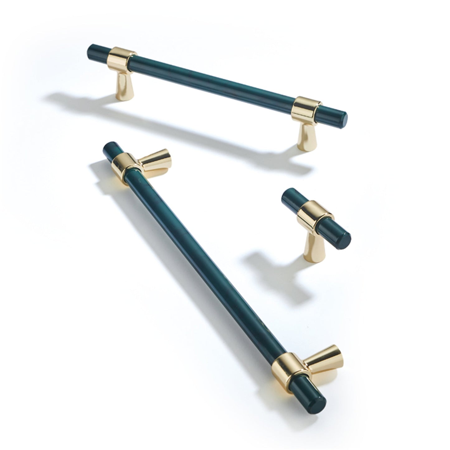 Ruby Red Solid Drawer Pulls，Knobs & Handles - Bar Pull Series - Hole Centers(Knob，3.75"，5"，7.5")