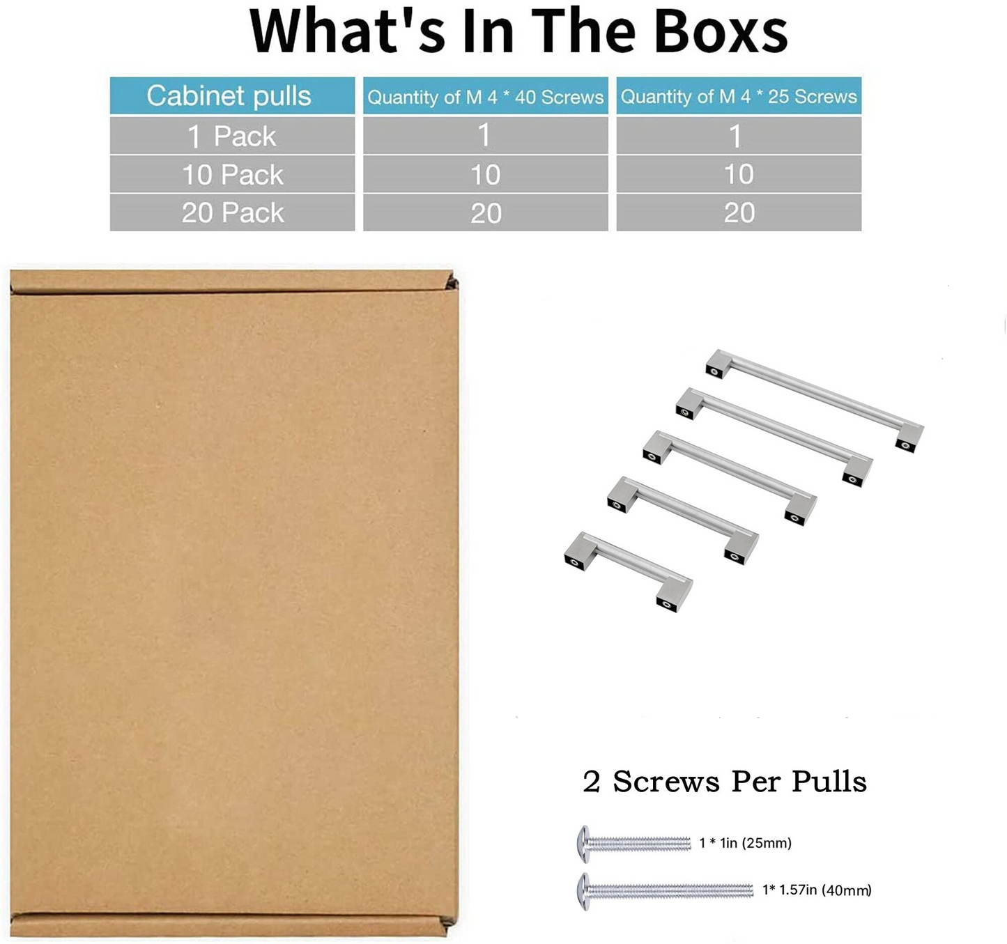 Brushed Nickel Cabinet Pulls Modern Drawer Pulls - Large Size - Hole Centers(3.5,3.75,4",4.5,5",6.25",7.5",8.8",10",11.33")