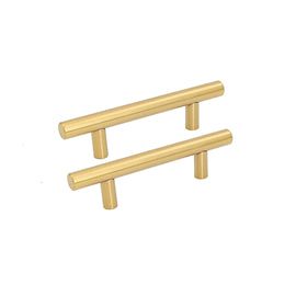 30 Pack 3.25 Inch(Center To Center) Brushed Brass Cabinet Pulls (82mm，Customized Size)