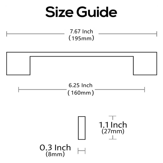 10 Pack 6.25 Inch(160mm) Brushed Satin Nickel Cabinet Handles，Zinc Alloy Cabinet Pulls Kitchen Hardware for Cupboard Drawer Pulls