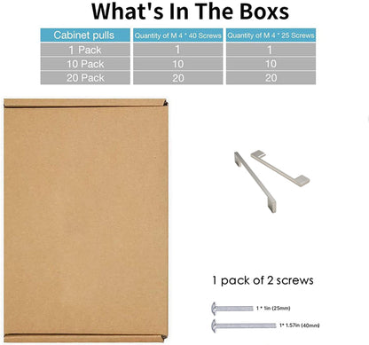 10 Pack 6.25 Inch(160mm) Brushed Satin Nickel Cabinet Handles，Zinc Alloy Cabinet Pulls Kitchen Hardware for Cupboard Drawer Pulls
