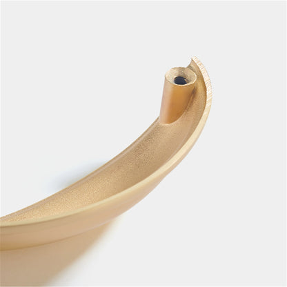 Brushed Brass Cabinet Hardware Bin Cup Drawer Handle Pulls - 3" Inch (76mm) Hole Centers