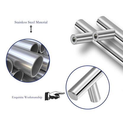 10 Pack 2.75"(70mm) Center to Center Brushed Nickel Cabinet Pulls Modern Cabinet Handles