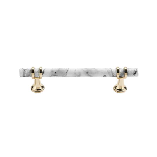 3.75 Inch(C-C) Marble Finish Solid Drawer Pulls，Knobs & Handles