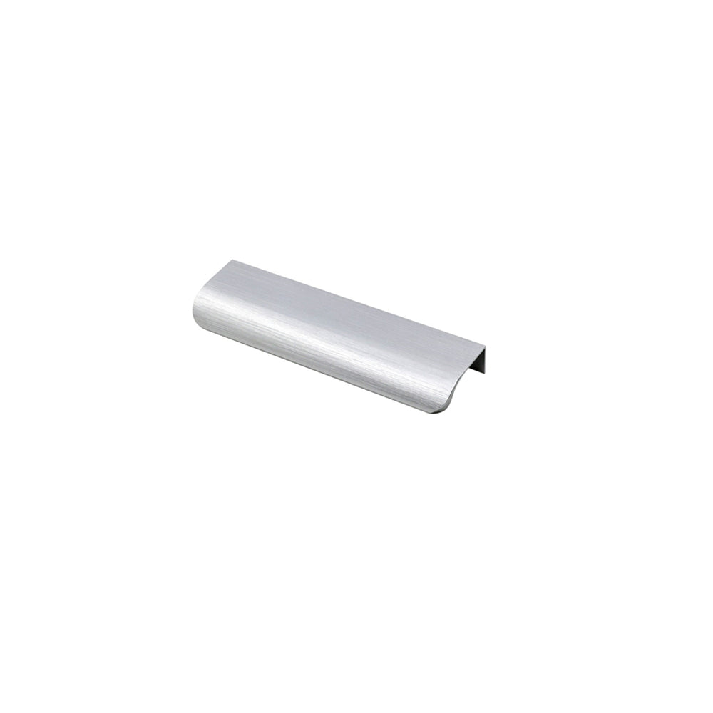 15 Pack Brushed Nickel Edge Finger Pulls，5"(128mm) Center to Center Drawer Pulls，Aluminum Alloy Cabinet Handles for Cabinets Concealed Handles