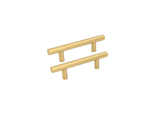 3.25 Inch(Center To Center) Brushed Brass Cabinet Pulls (3.25"，Customized Size)