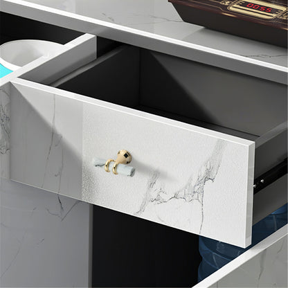 3 Inch(C-C) Marble Finish Solid Drawer Pulls，Knobs & Handles