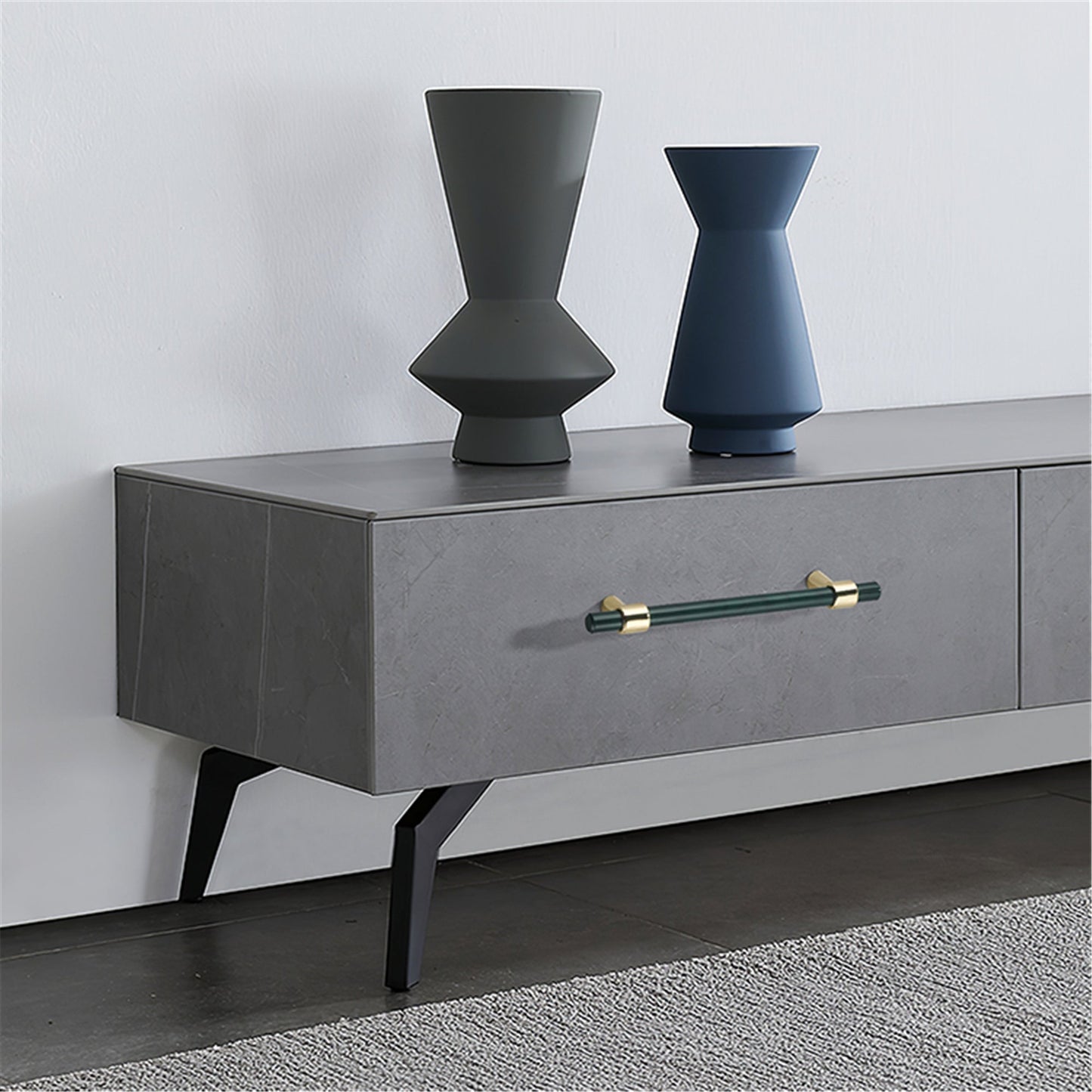 Turquoise Solid Drawer Pulls，Knobs & Handles - Bar Pull Series - Hole Centers(Knob，3.75"，5"，7.5")