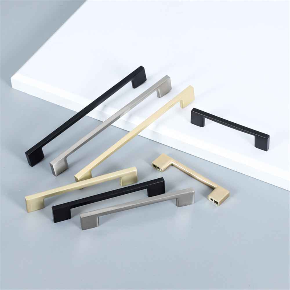 10 Pack 6.25 Inch(160mm) Brushed Satin Nickel Cabinet Handles，Zinc Alloy Cabinet Pulls Kitchen Hardware for Cupboard Drawer Pulls