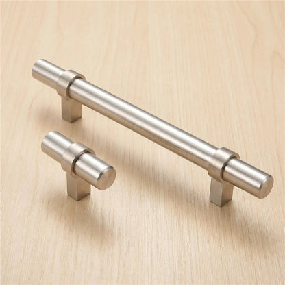 10 Pack Modern Brushed Nickel Drawer Pulls Kitchen Cabinet Handles