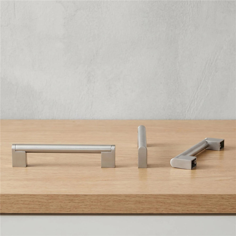 Modern Drawer Pulls Brushed Nickel Cabinet Pulls - Multiple Sizes