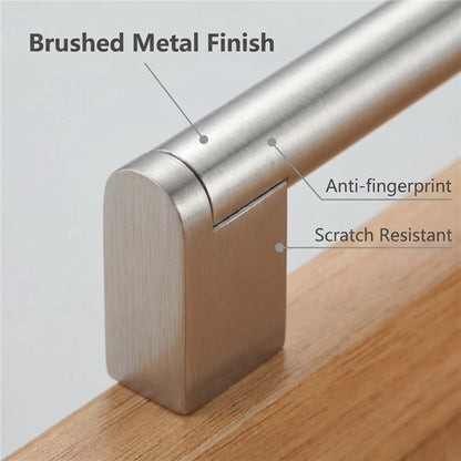 Modern Drawer Pulls Brushed Nickel Cabinet Pulls - Multiple Sizes