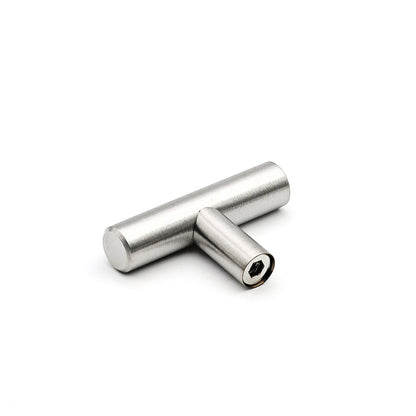 Brushed Nickel Cabinet Pulls Kitchen Drawer Pulls - T Bar Handles - Hole Centers(Knob,2.5",3",3.5,3.75,4",4.5,5",6.25",7.5",8",8.8,10")