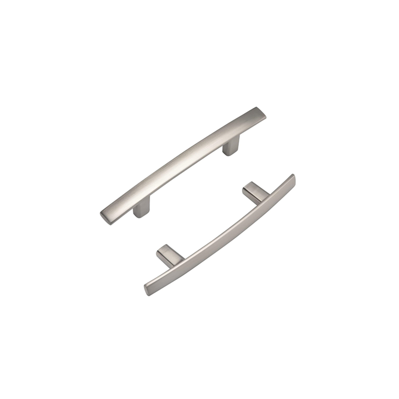 Brushed Nickel Cabinet Pulls，3"(76mm) Hole Centers Cabinet Handles Hardware Modern Arch Bar Drawer Pulls