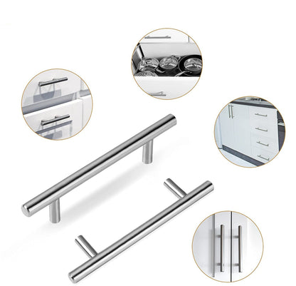 25 Pack 3.25 Inch(Center To Center) Brushed Nickel Cabinet Handles (3.25"，Customized Size)