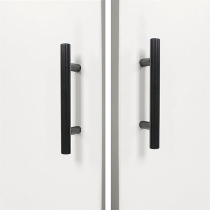 10 Pack 4.25"(108mm) Center to Center Matte Black Cabinet Pulls Stainless Steel Drawer Pulls