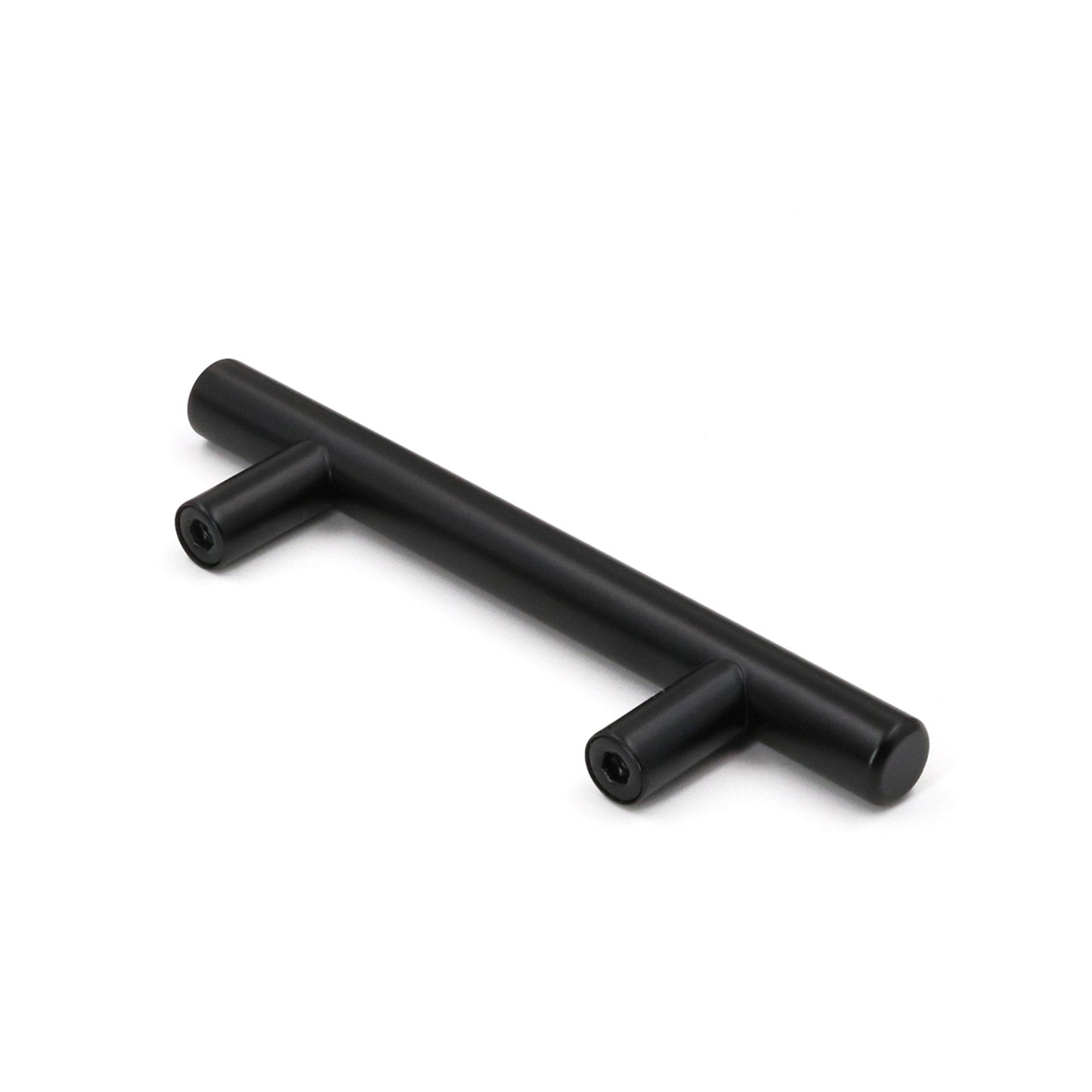 10 Pack 4.25"(108mm) Center to Center Matte Black Cabinet Pulls Stainless Steel Drawer Pulls