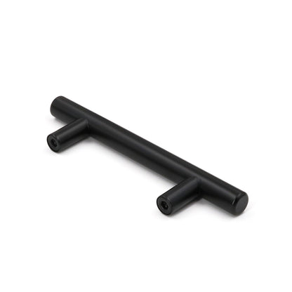 10 Pack 4.25"(108mm) Center to Center Matte Black Cabinet Pulls Stainless Steel Drawer Pulls
