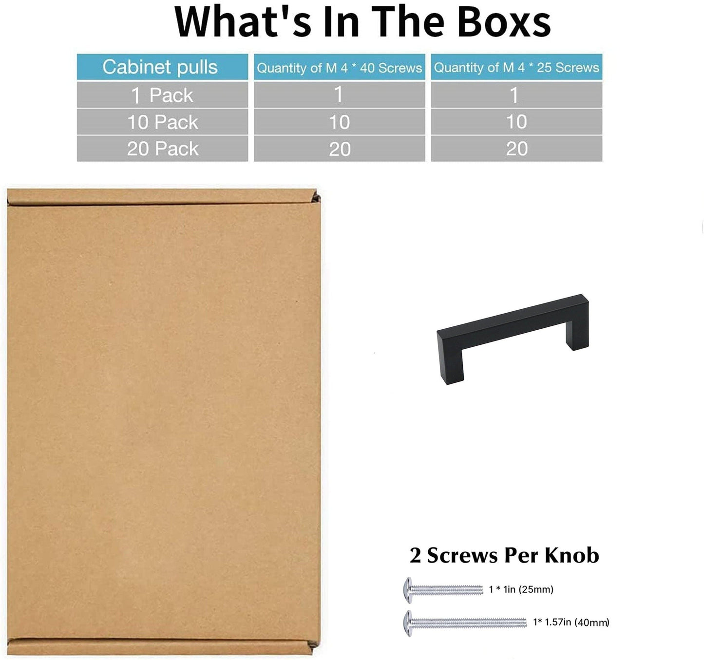 30 Pack 3.25 Inch(Center To Center) Matte Black Cabinet Pulls (3.25", Customized Size)