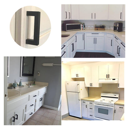 500 Pack 3.25 Inch(Center To Center) Matte Black Cabinet Pulls (3.25", Customized Size)