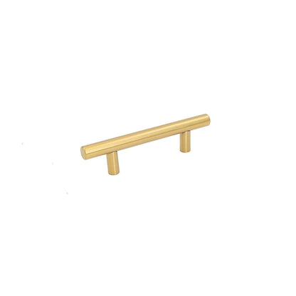 200 Pack 3.25 Inch(Center To Center) Brushed Brass Kitchen Cabinet Pulls (82mm，Customized Size)