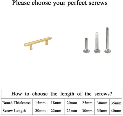 1000 Pack 3.25 Inch(Center To Center) Brushed Brass Kitchen Cabinet Pulls (82mm，Customized Size)