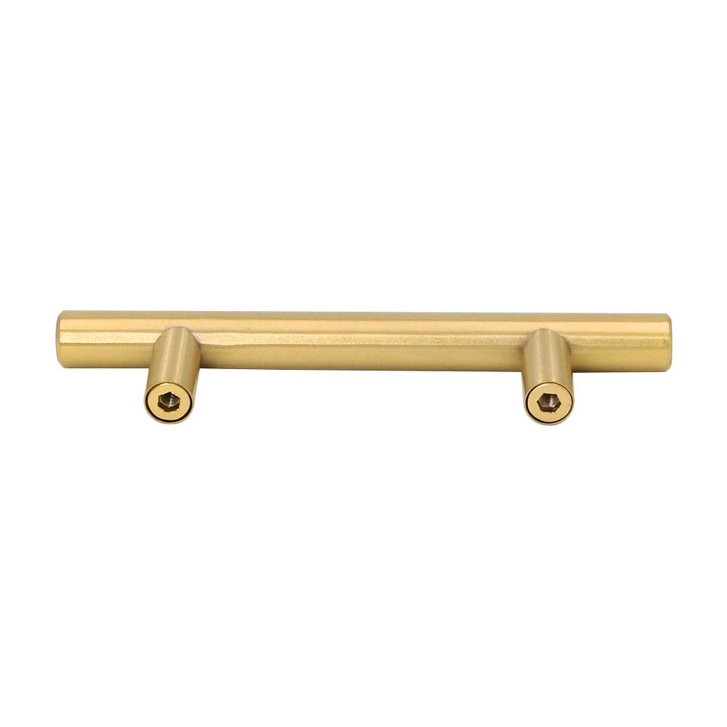 25 Pack 3.25 Inch(Center To Center) Brushed Brass Cabinet Pulls (3.25"，Customized Size)