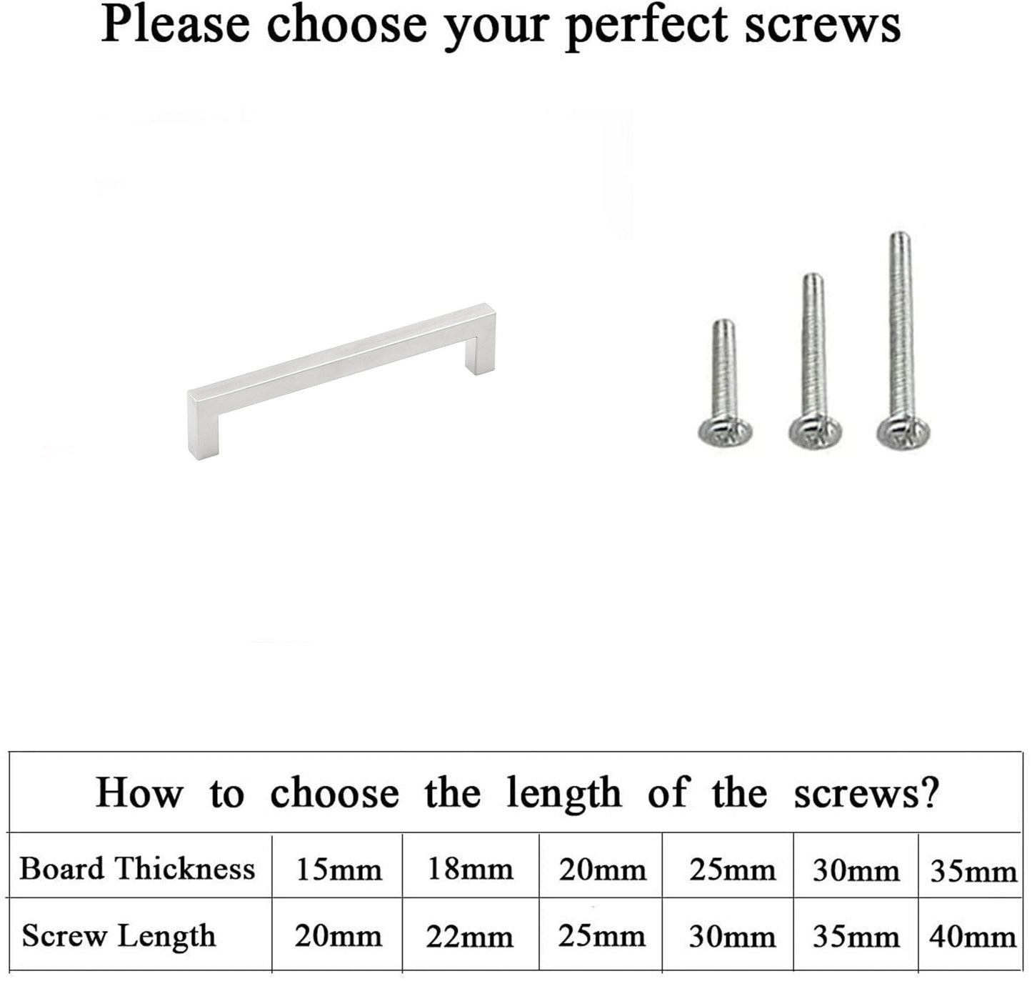 6 INCH(Center To Center) BRUSHED NICKEL CABINET PULLS (152MM, CUSTOMIZED SIZE)