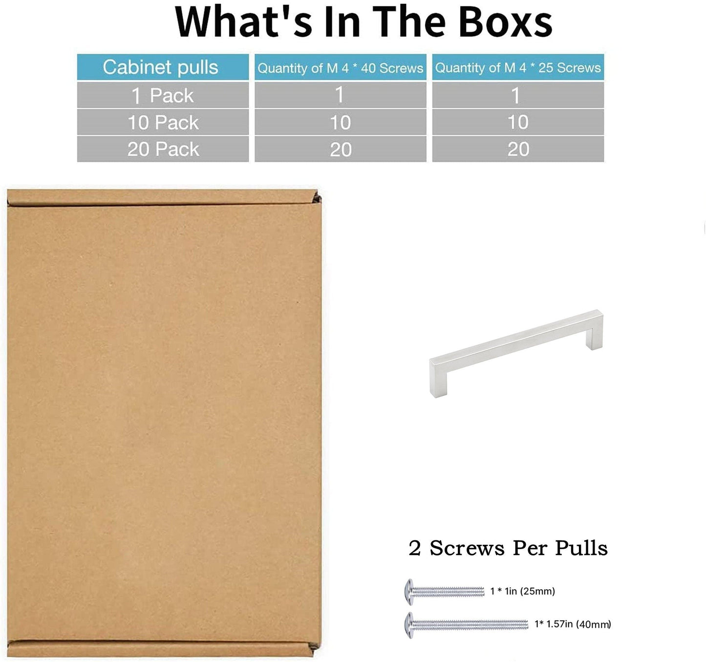 6 INCH(Center To Center) BRUSHED NICKEL CABINET PULLS (152MM, CUSTOMIZED SIZE)