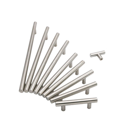 10 Pack 3.25 Inch(Center To Center) Brushed Nickel Cabinet Pulls (3.25"，Customized Size)