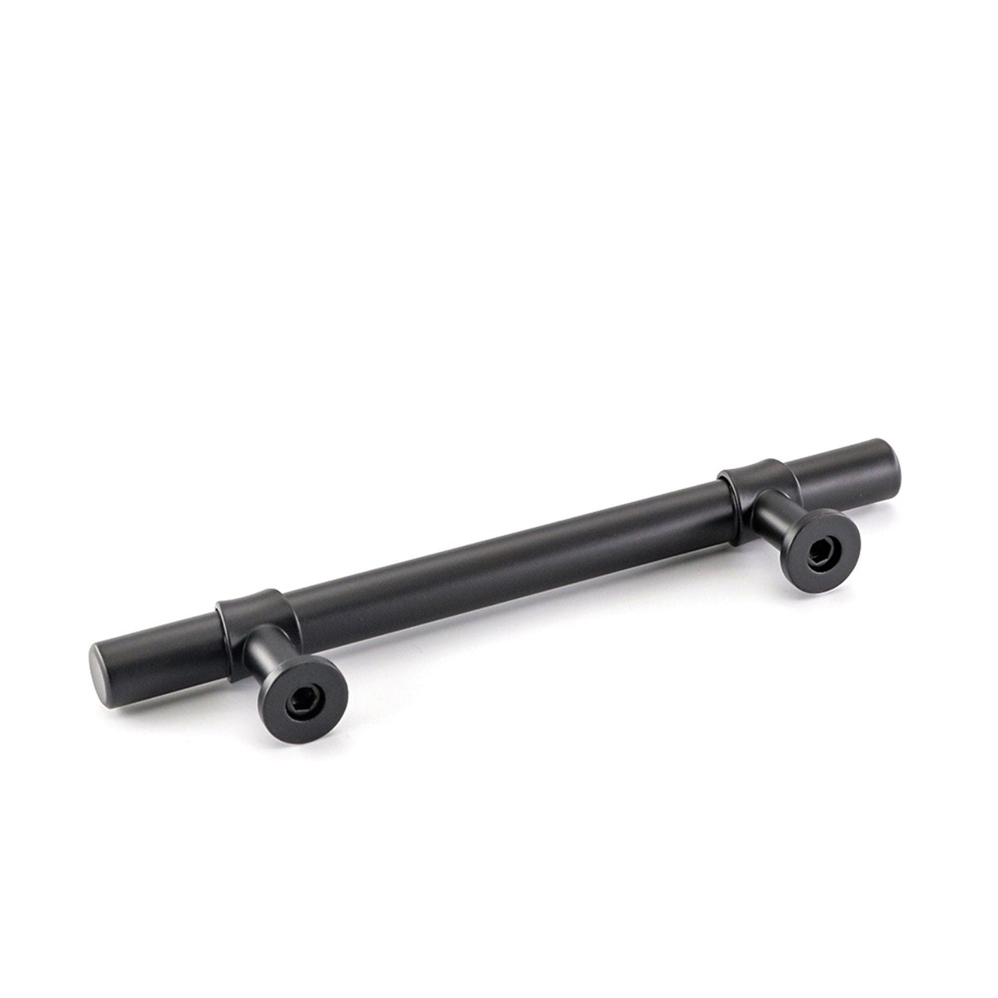 4in Black Drawer Pulls Kitchen Cabinet Handles - Matte Black T Bar Handle Pull - 4" (102mm) Hole Centers, 6.4" Overall Length