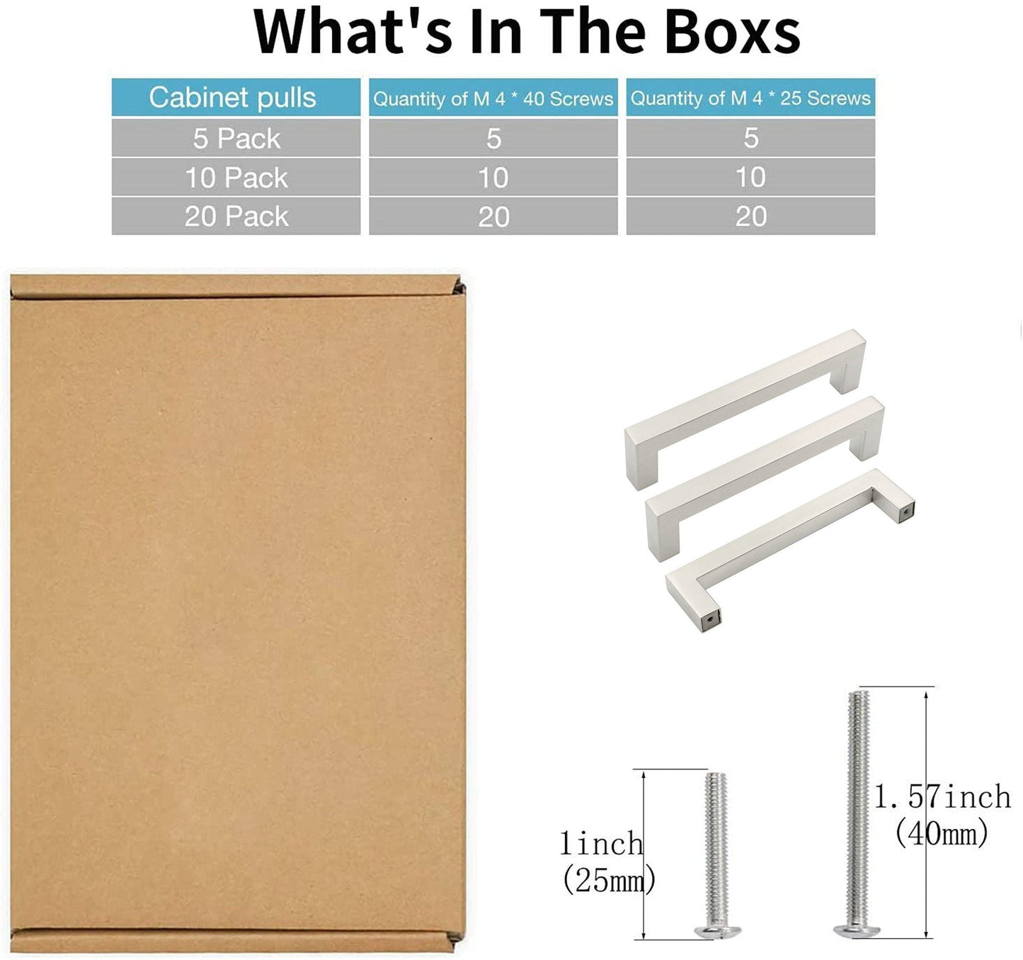 Brushed Nickel Drawer Pulls 5 inch(128mm) Hole Center，Modern Cabinet Hardware Bar Pulls for Drawer Cabinets Cupboard