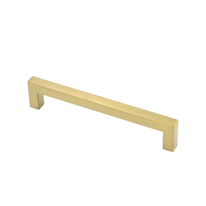 6.25in Cabinet Handles Drawer Pulls，Modern Gold Drawer Pulls Stainless Steel Dresser Drawer Pulls(160mm, Hole Centers)