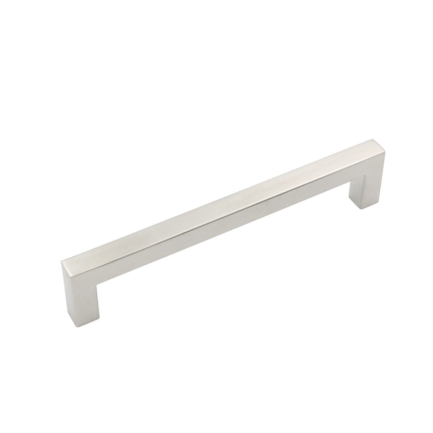 Brushed Nickel Drawer Pulls 6-1/4 inch(160mm) Hole Center，Modern Cabinet Hardware Bar Pulls for Drawer Cabinets Cupboard