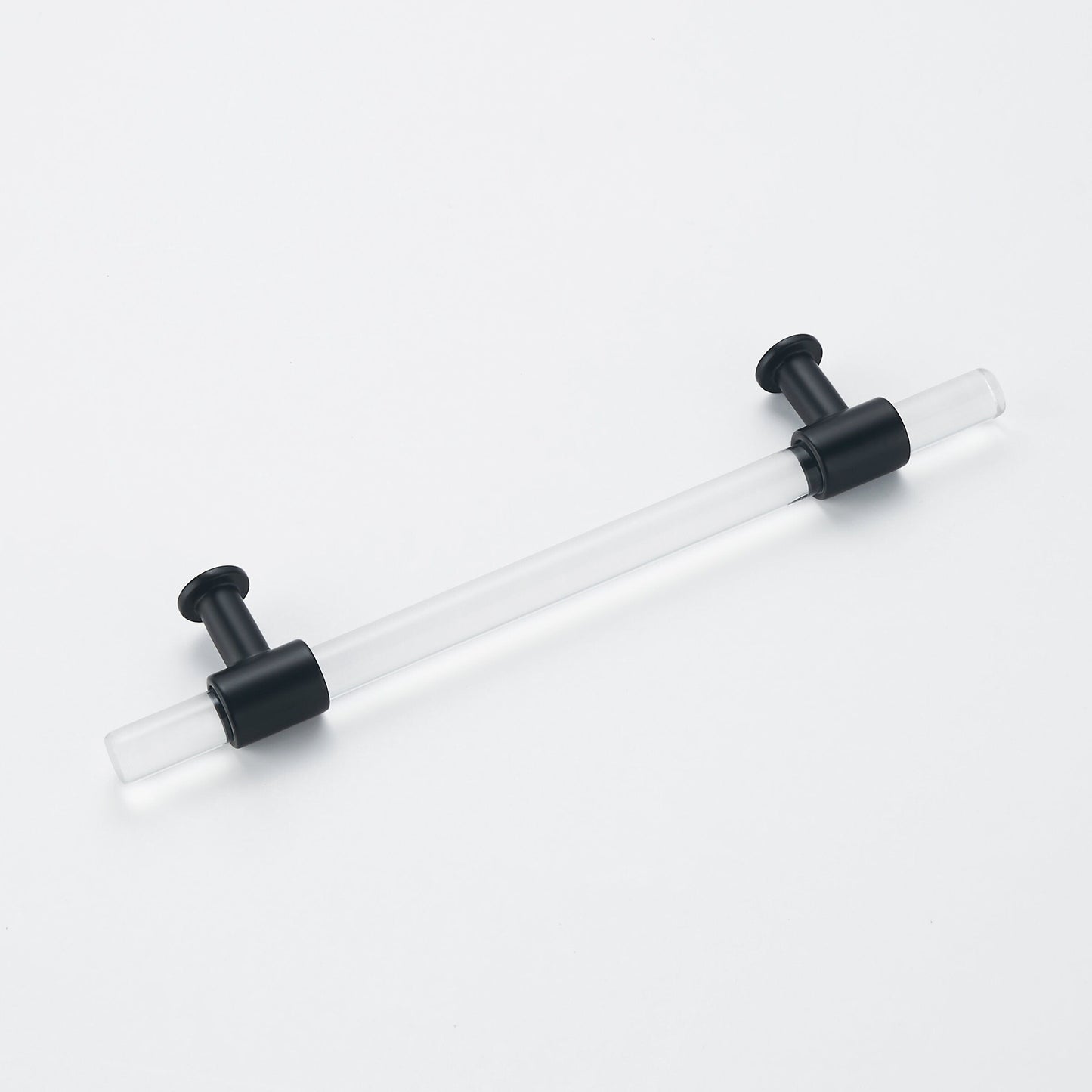 Black Cabinet Pulls Arcylic Drawer Pulls - New Acrylic Pulls - Hole Centers(Knob,2.5",3",3.5",3.75",4",5",6.25",7.5")