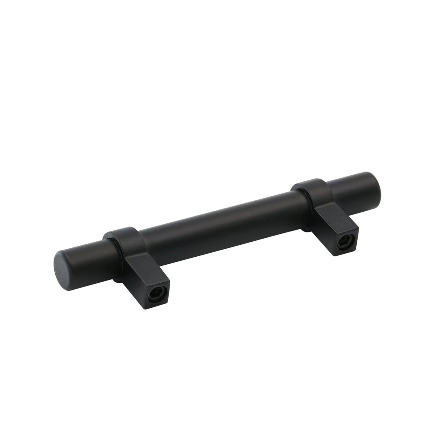 Flat Black Cabinet Bar Handle Pull - 3" (76mm) Hole Centers